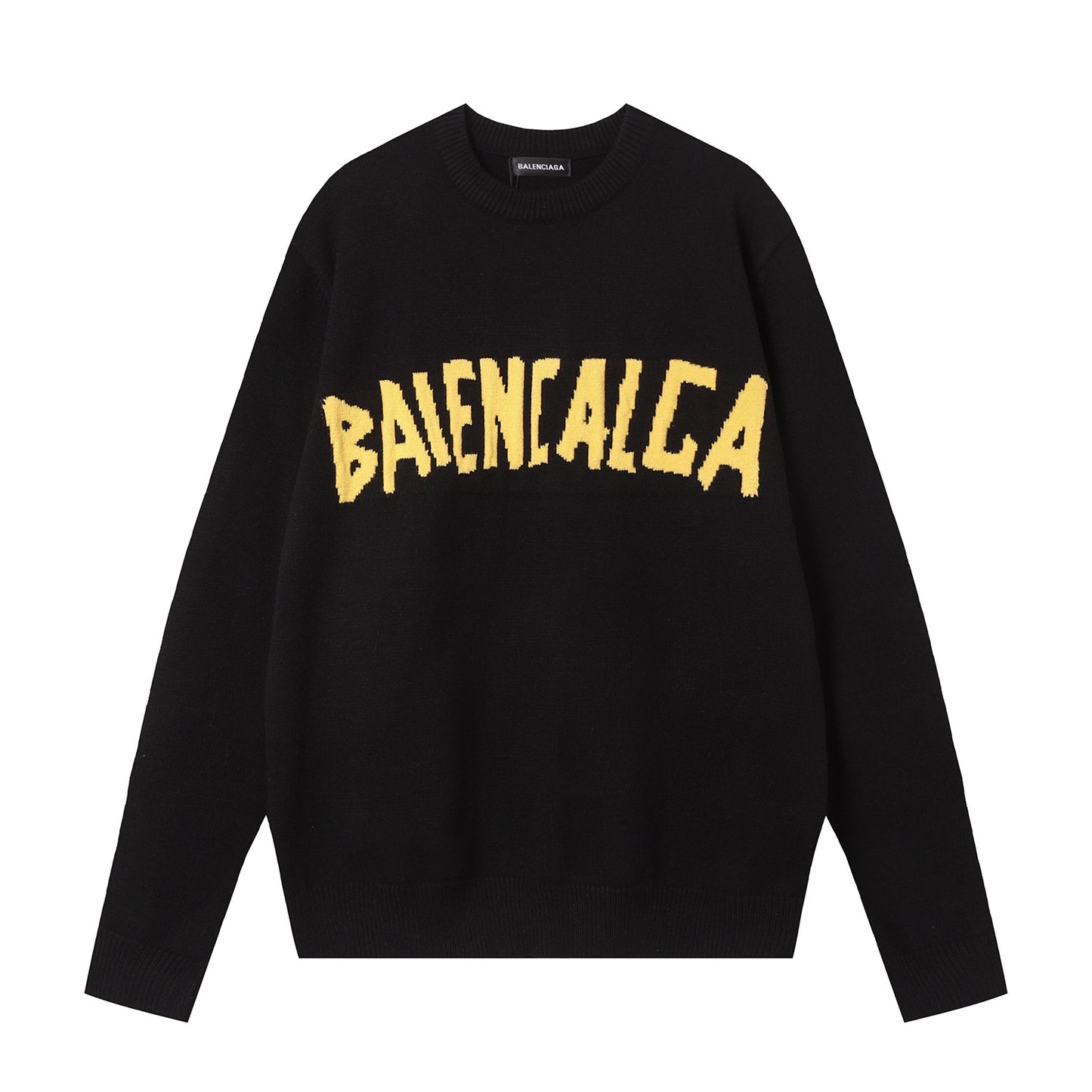 sudadera Balenciaga Logo amarillo