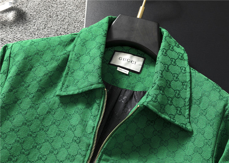 Chaqueta Gucci Monogram GG Green Style