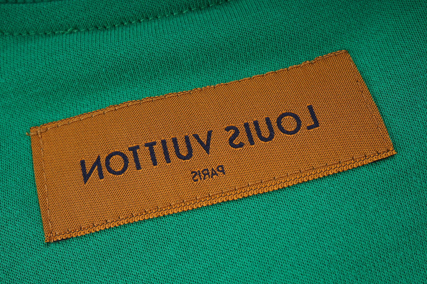 Sudadera Louis Vuitton Green Floated Logo