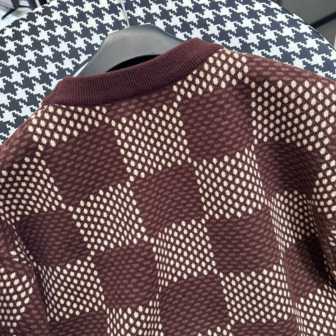 Sudadera Louis Vuitton Squares Brown