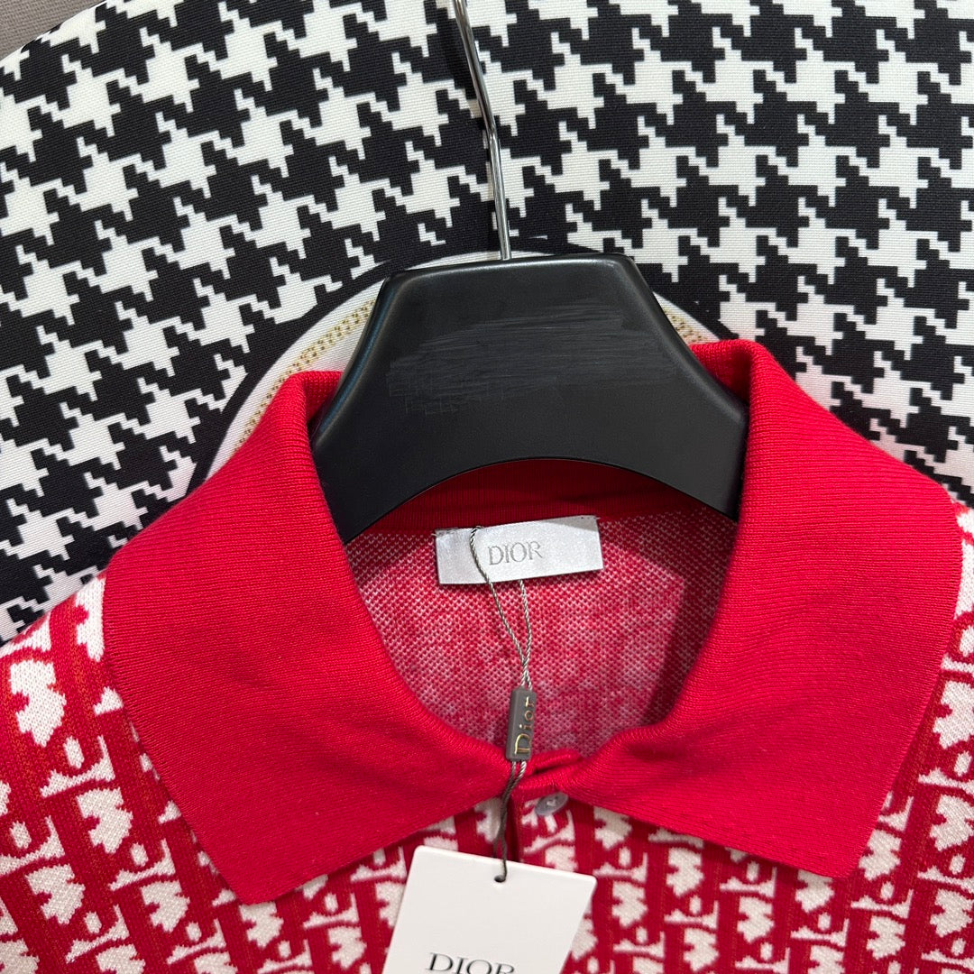 Sudadera Dior V Red Monogram