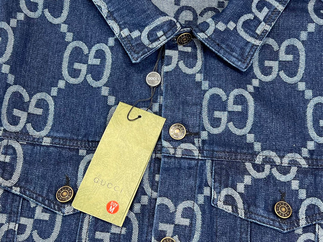 Chaqueta  mezclilla Gucci GG monogram Base