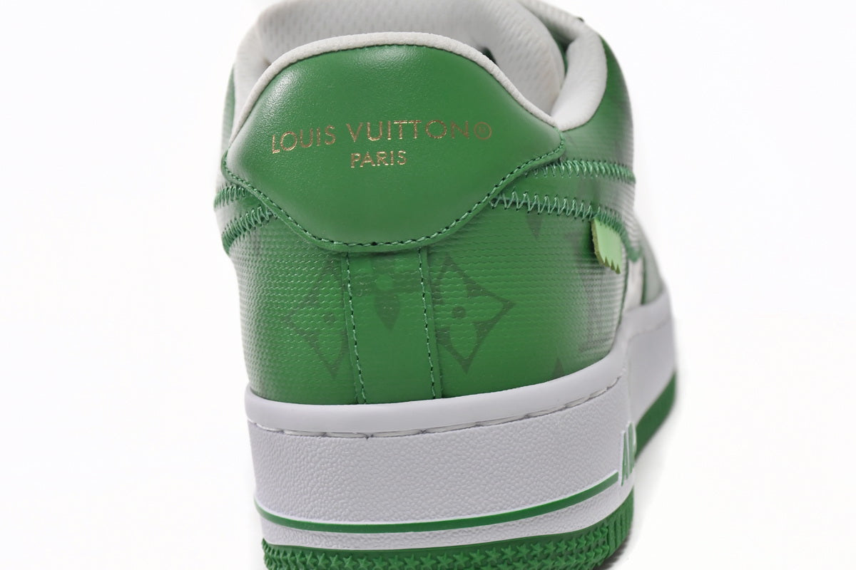 Nike Air Force 1 Low White Green Louis Vuitton