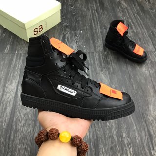 OFF-WHITE 3.0 off court high-top BLACK FW19