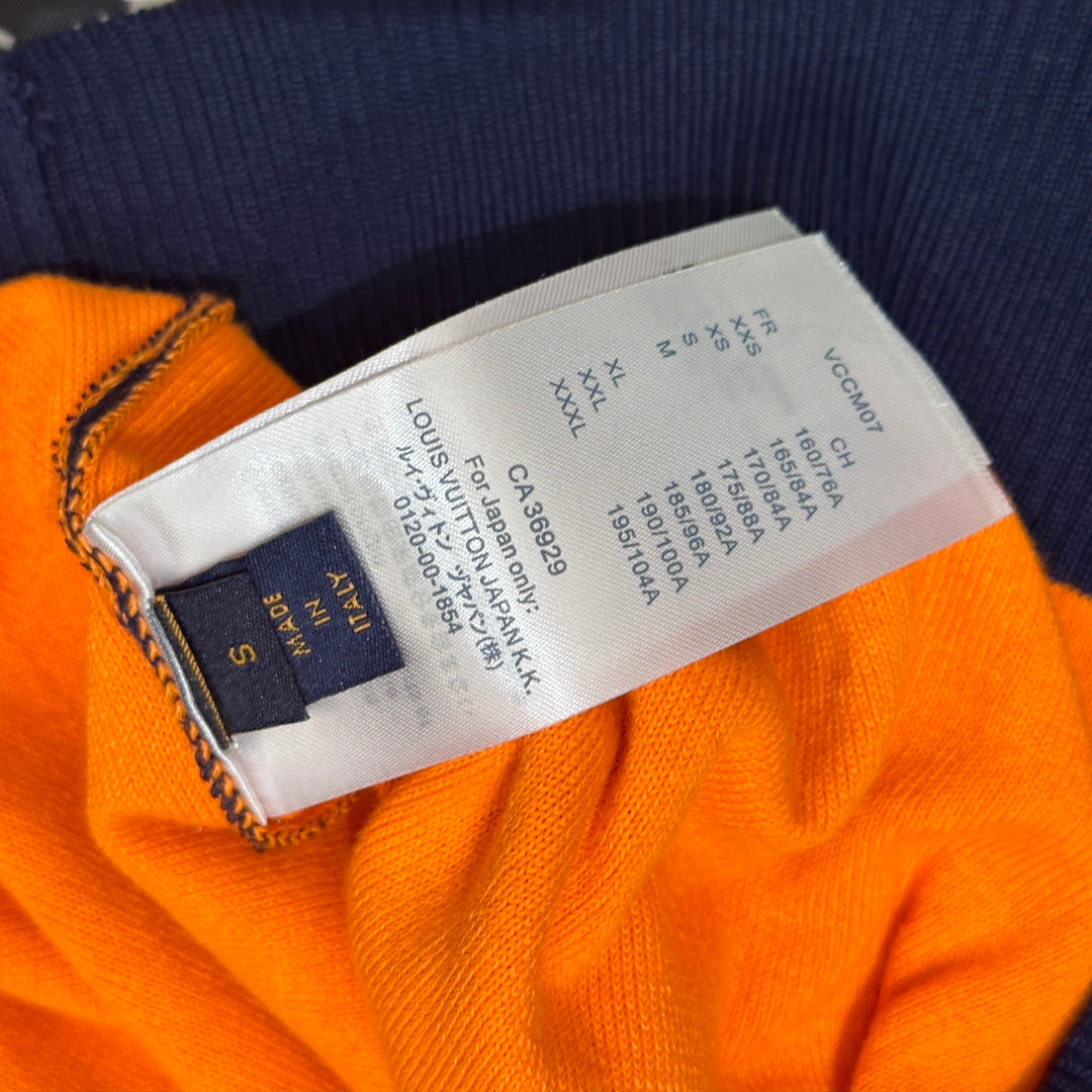 Sudadera Louis Vuitton orange faded monogram