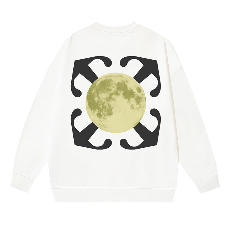 Sudadera OFF-WHITE Logo Moon Style