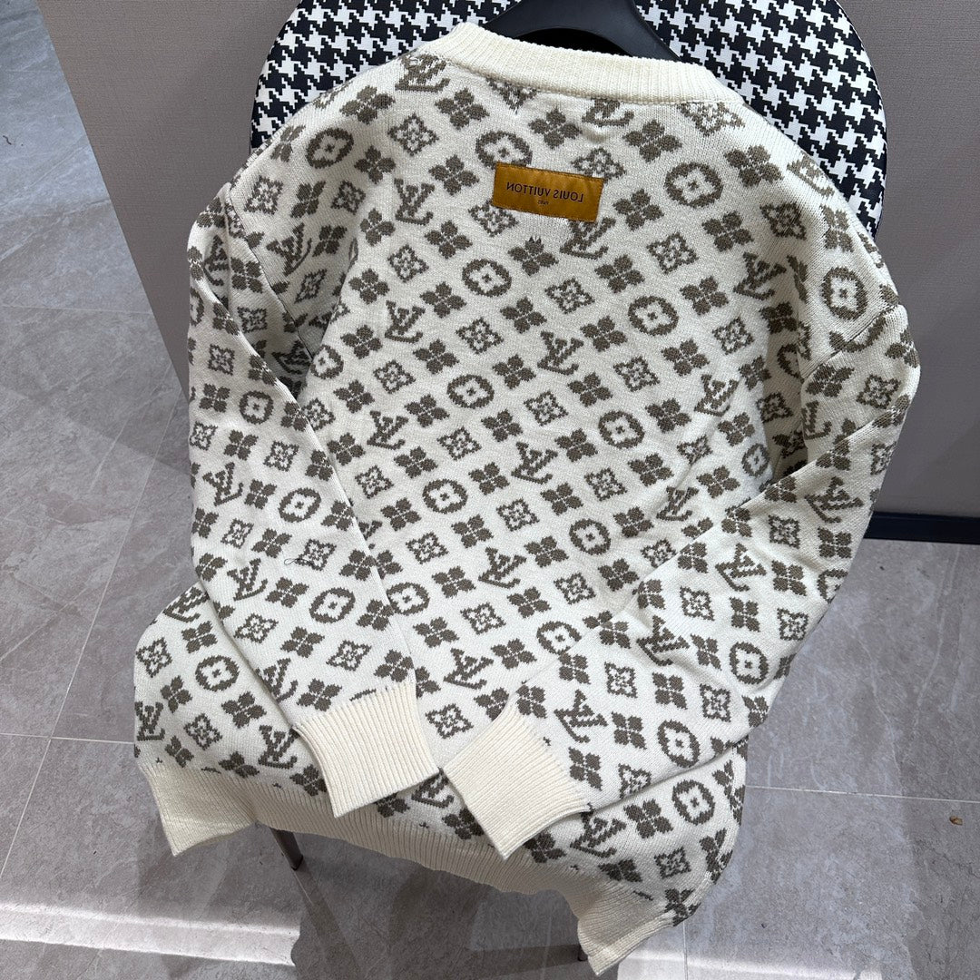 Sudadera Louis Vuitton White Monogram