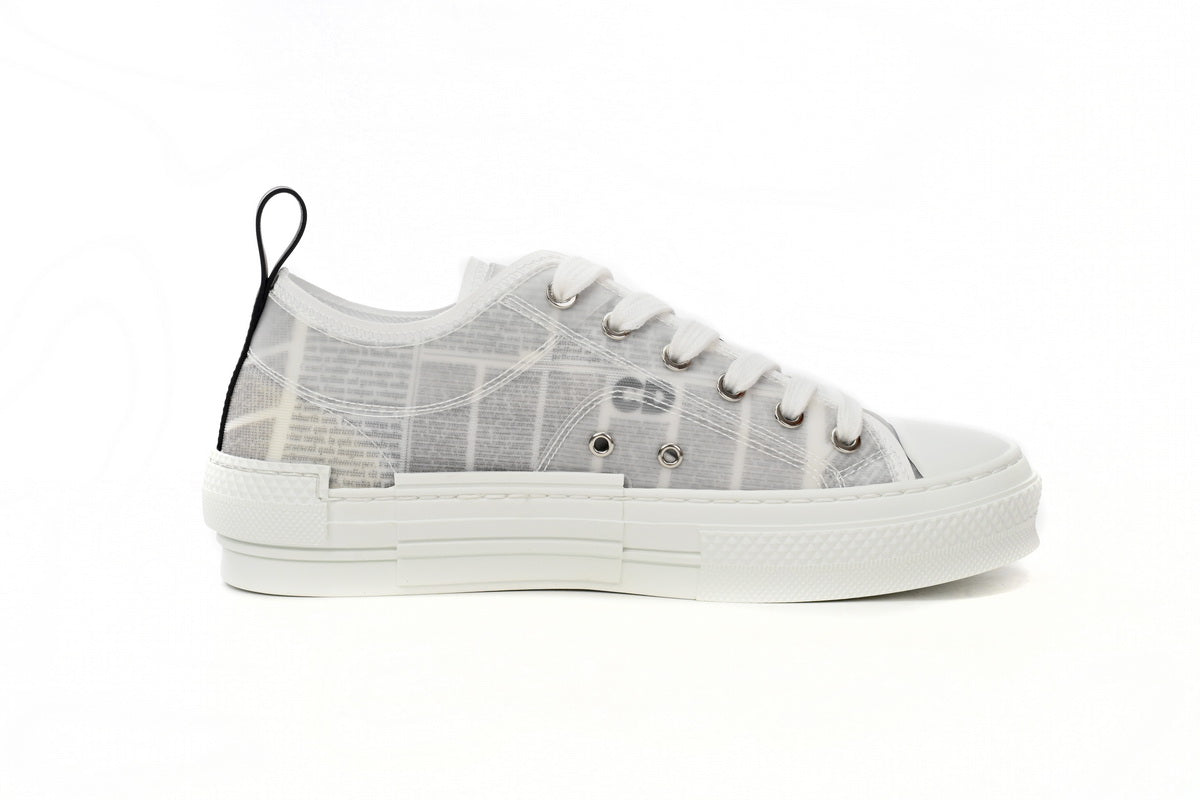 Dior B23 Low Top Newspaper Daniel Asham