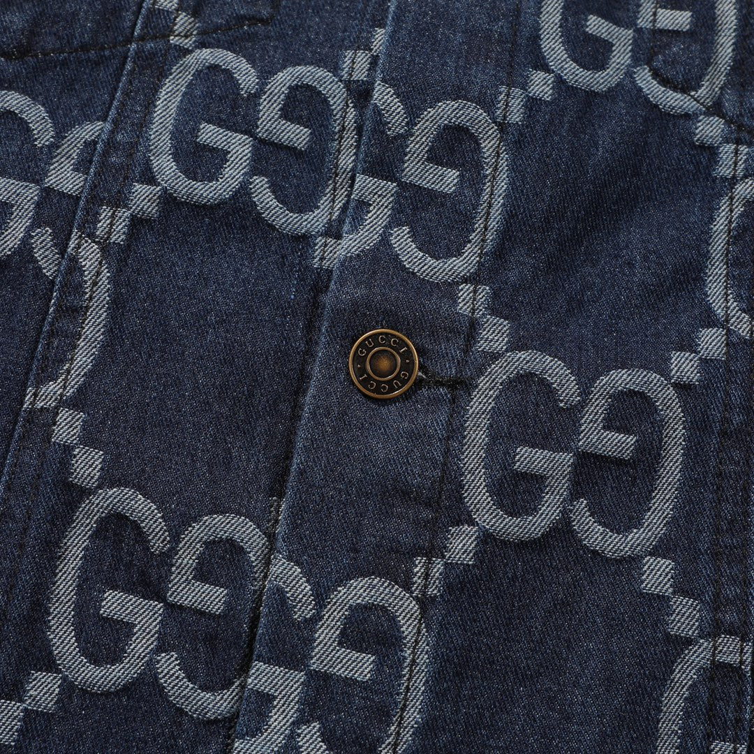 Chaqueta  mezclilla Gucci GG monogram Blue