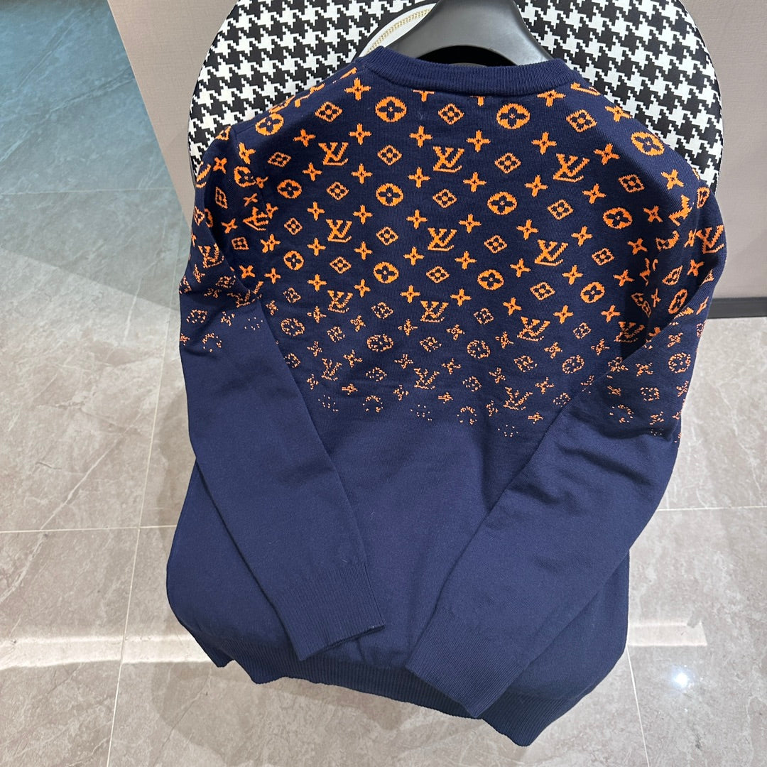 Sudadera Louis Vuitton orange faded monogram