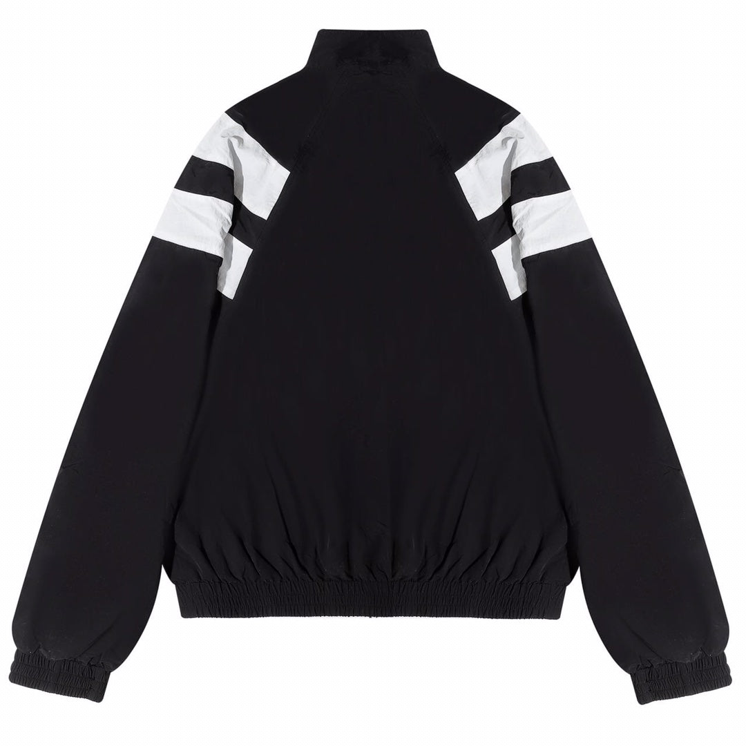 sudadera Balenciaga negro polar double Fleece negro blanco