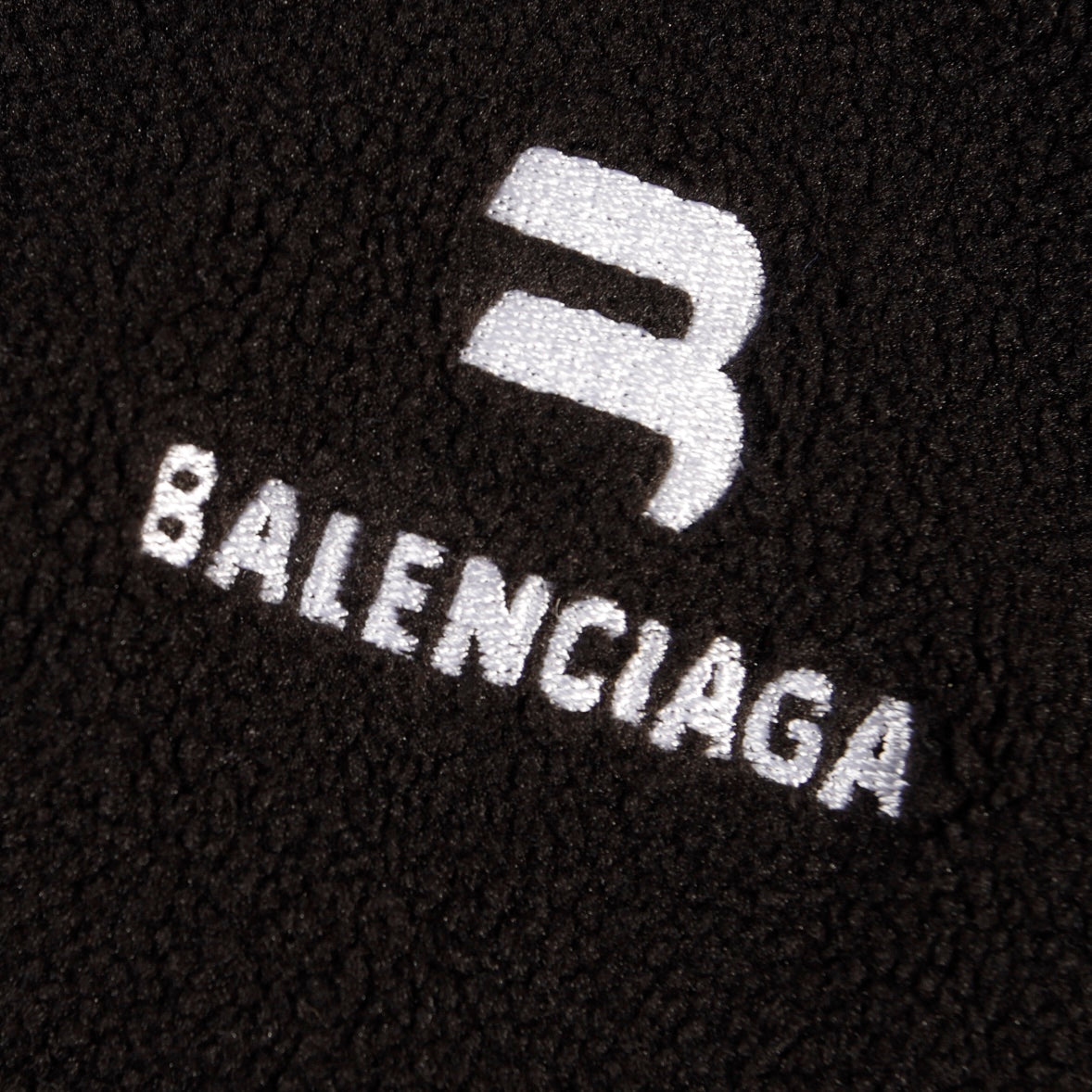 sudadera Balenciaga negro polar double Fleece