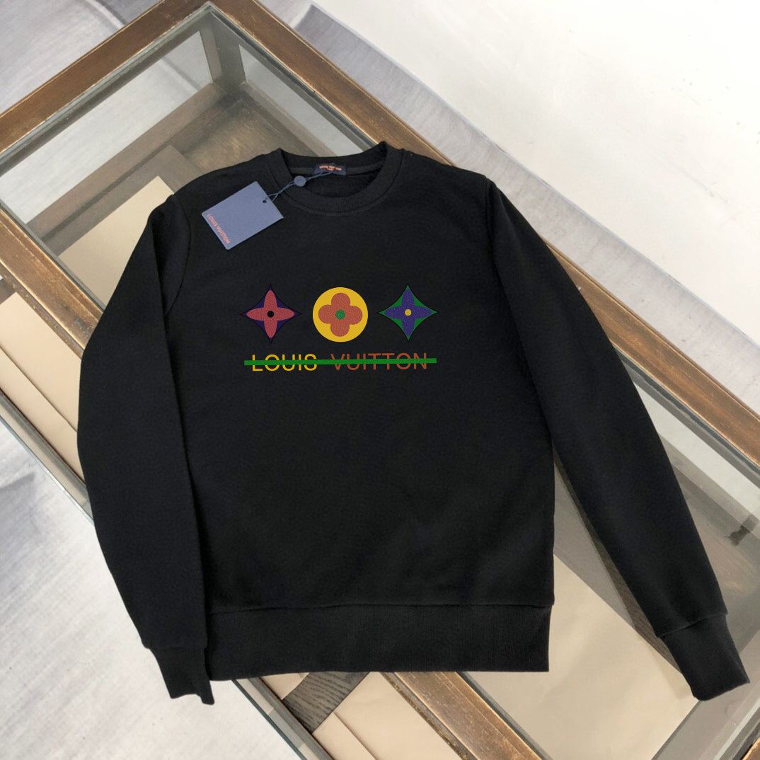 Sudadera Louis Vuitton Flower Logo cross out