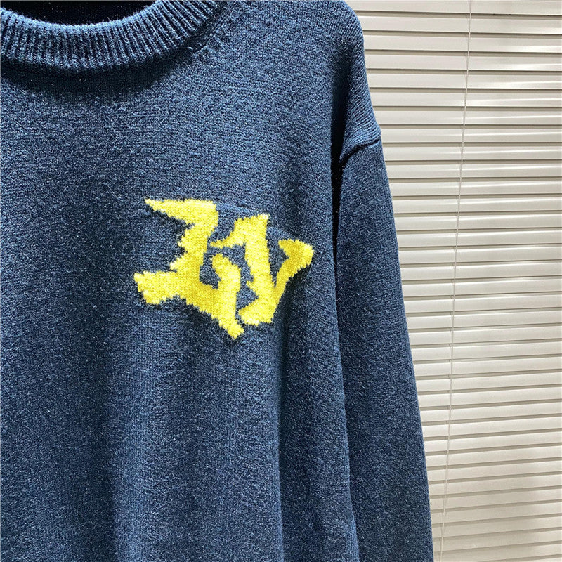 Sueter Louis Vuitton Blue /yellow ends