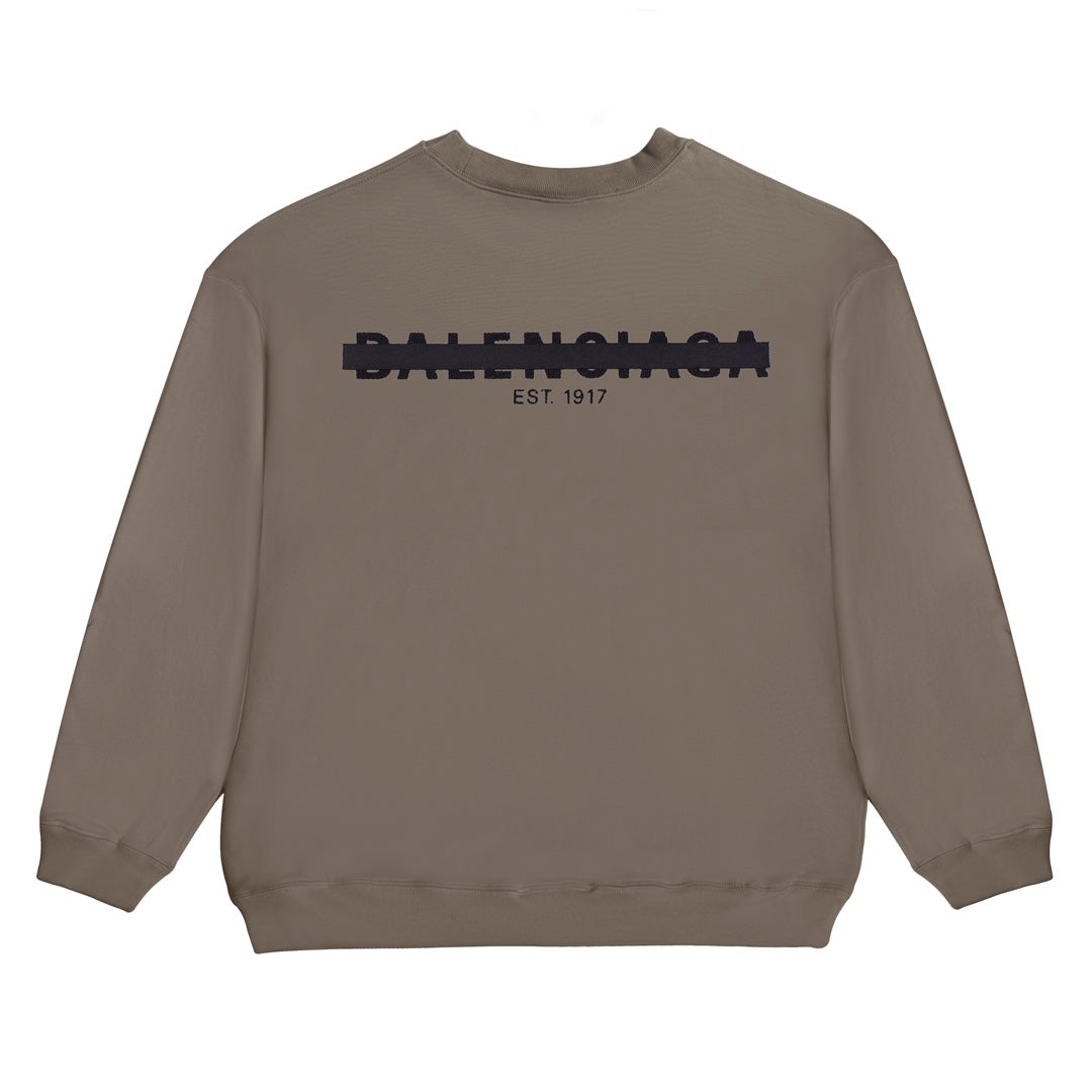 sudadera Balenciaga hueso Logo crossed out