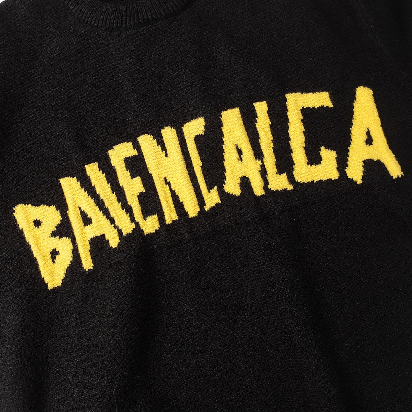 sudadera Balenciaga Logo amarillo