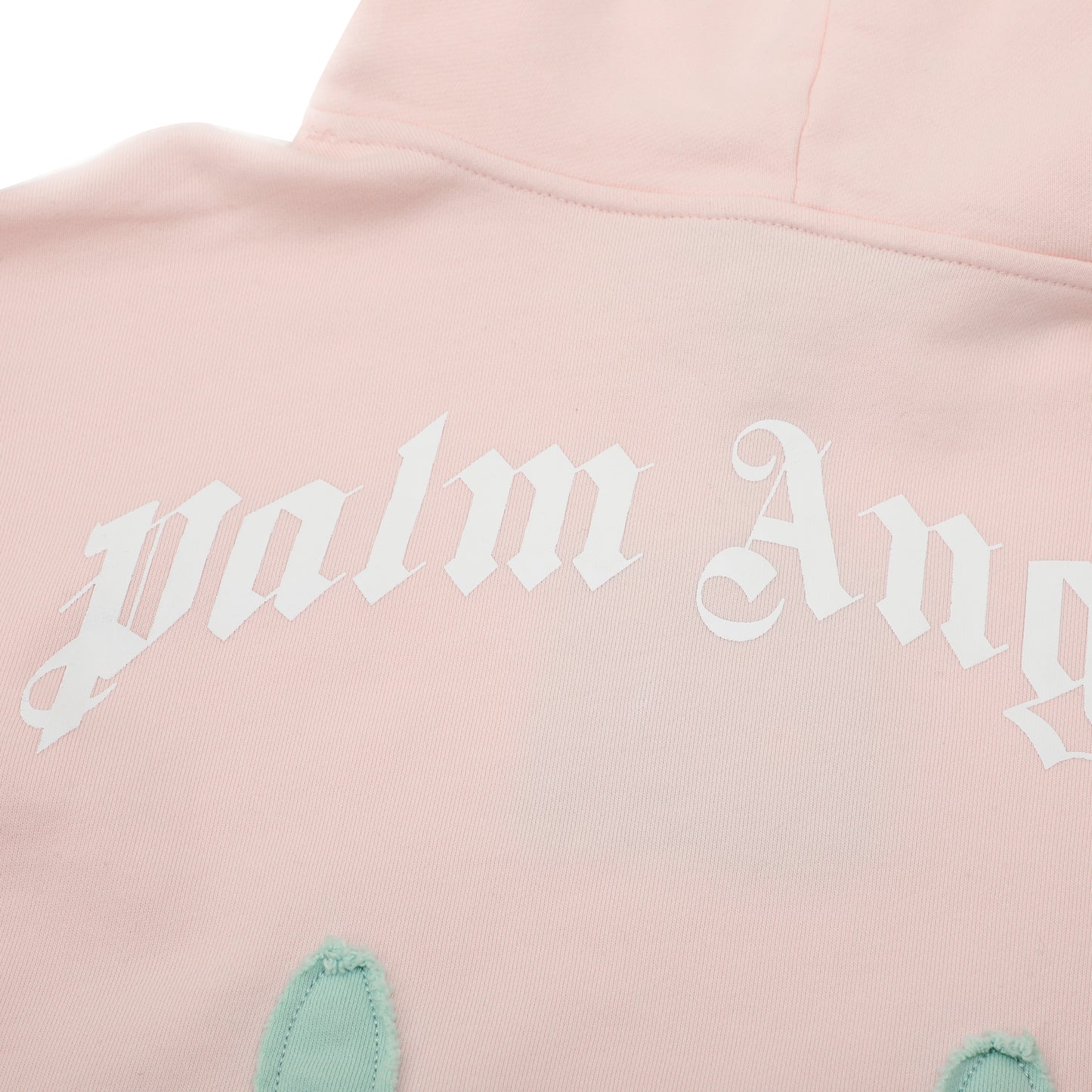 Sudadera Palm Angels Pink with Blue Flames