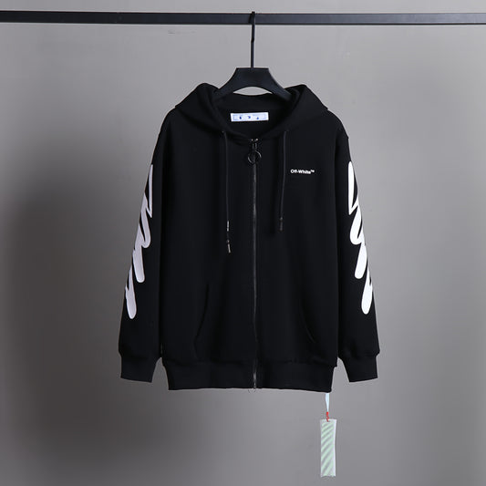 Chamarra OFF-WHITE twisted Logo