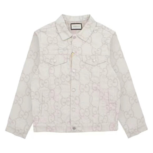 Chaqueta  mezclilla Gucci GG monogram White up