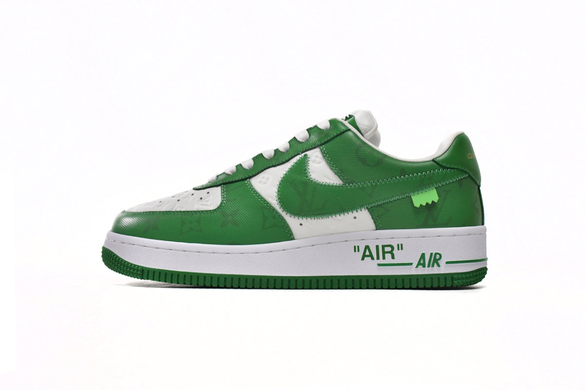 Nike Air Force 1 Low White Green Louis Vuitton