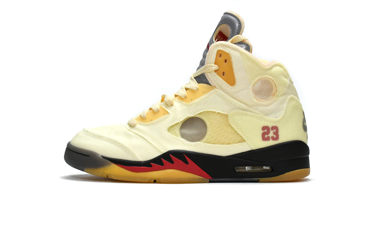 Jordan 5 OFF-WHITE Sail