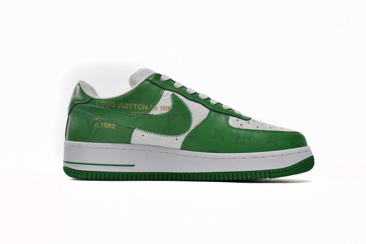 Nike Air Force 1 Low White Green Louis Vuitton