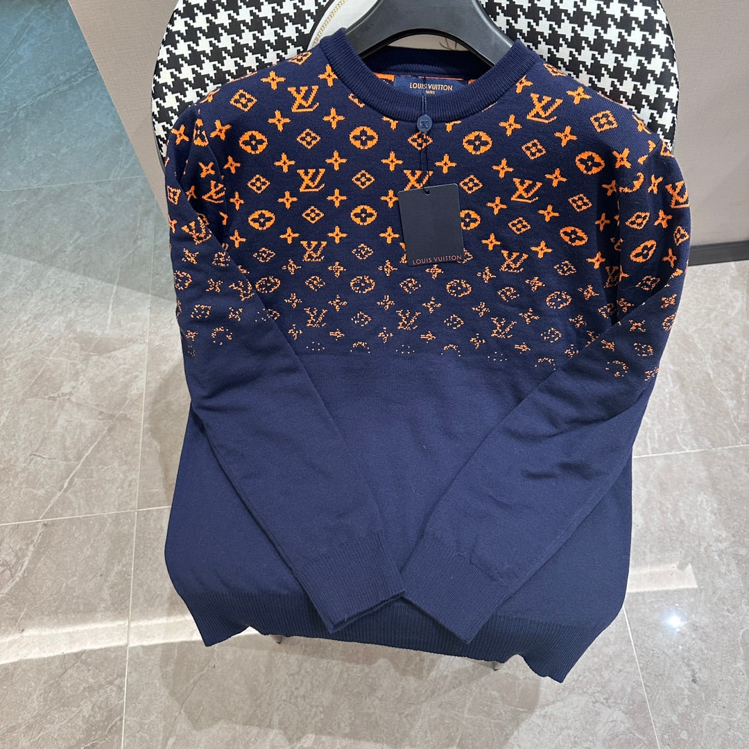 Sudadera Louis Vuitton orange faded monogram