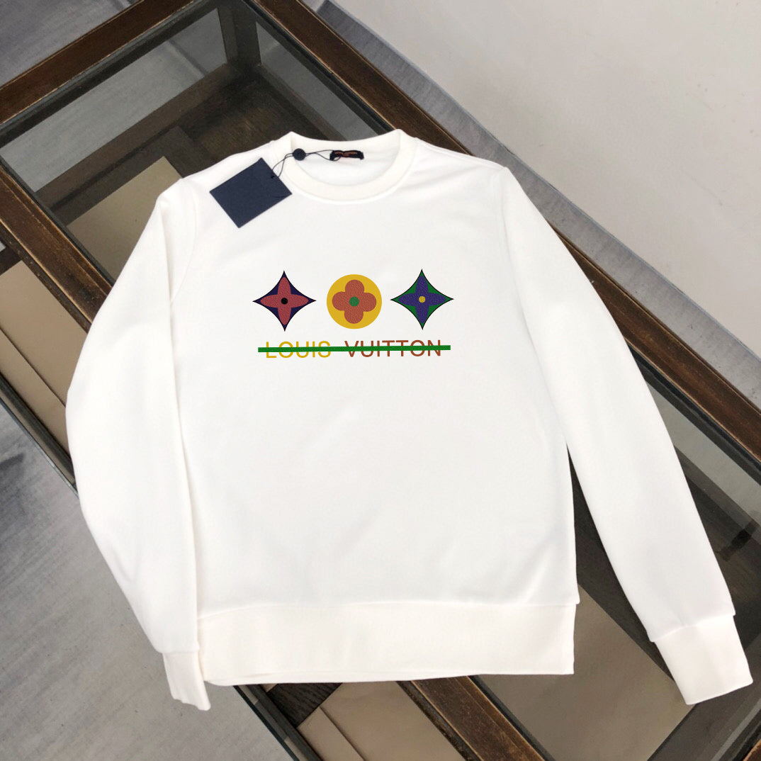 Sudadera Louis Vuitton Flower Logo cross out