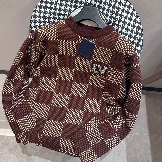 Sudadera Louis Vuitton Squares Brown