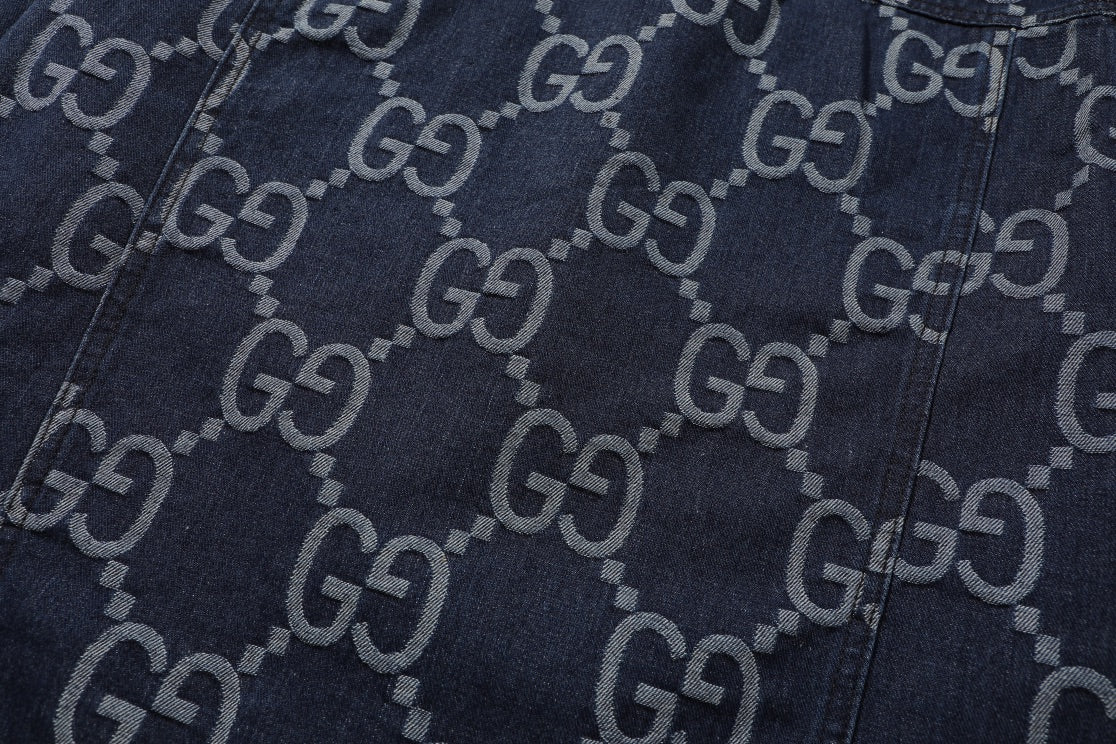 Chaqueta  mezclilla Gucci GG monogram Blue