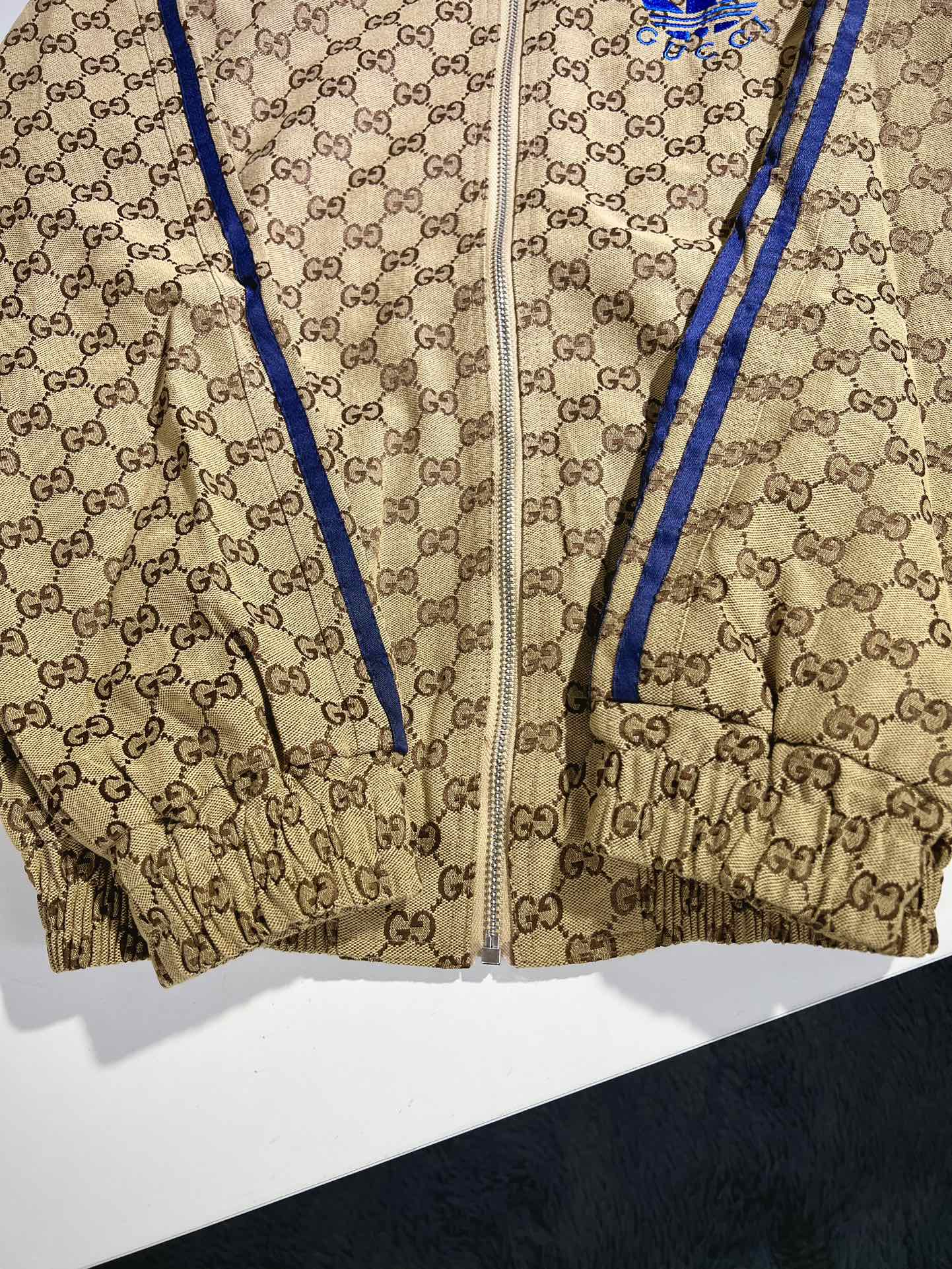 Chamarra GucciXAdidas Monogram/Stripes