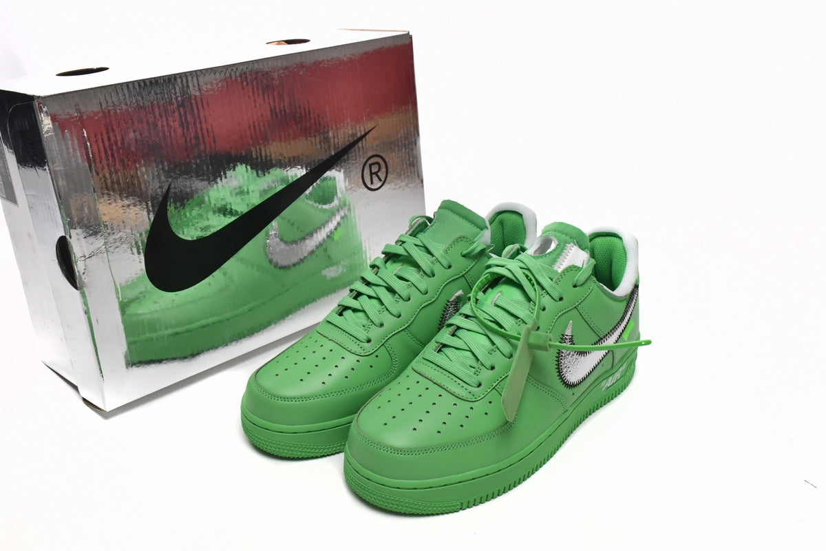 Nike Air Force 1 OFF-WHITE Low Green Brooklyn