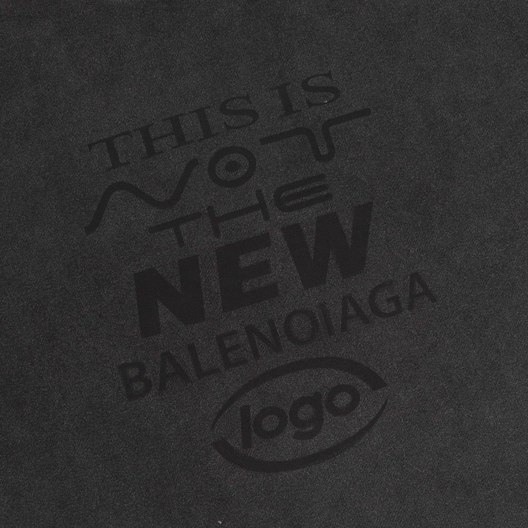 sudadera Balenciaga New logo Gray