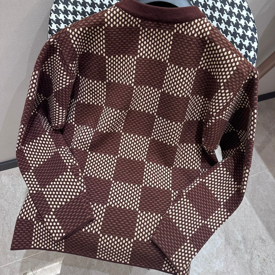 Sudadera Louis Vuitton Squares Brown