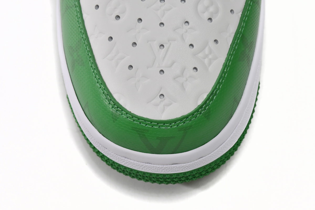 Nike Air Force 1 Low White Green Louis Vuitton