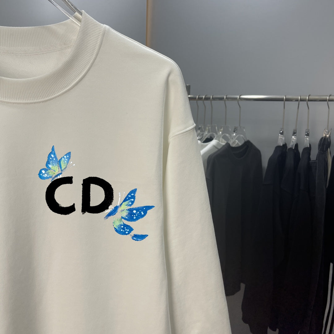 Sudadera Dior Butterflies White