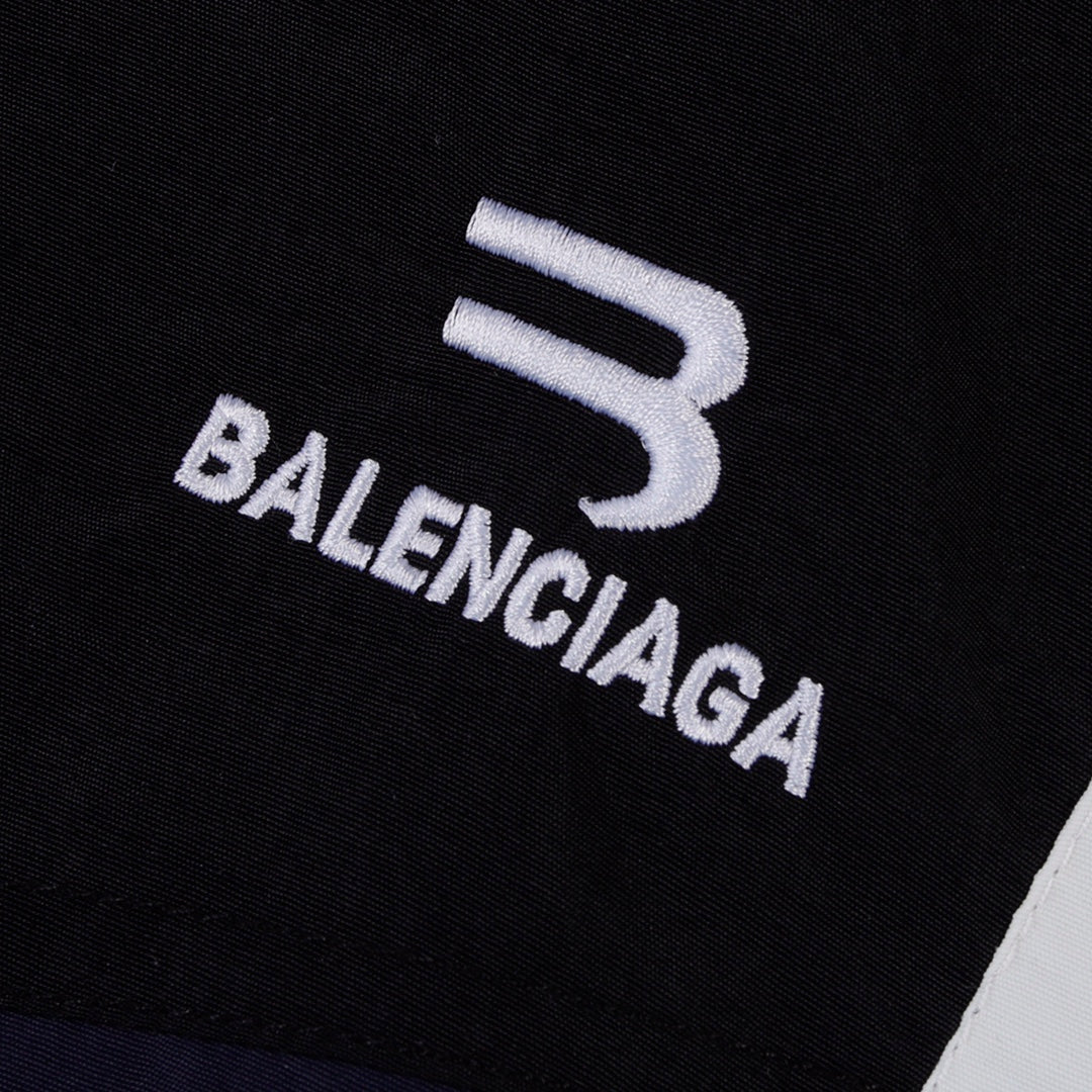 sudadera Balenciaga negro polar double Fleece azul