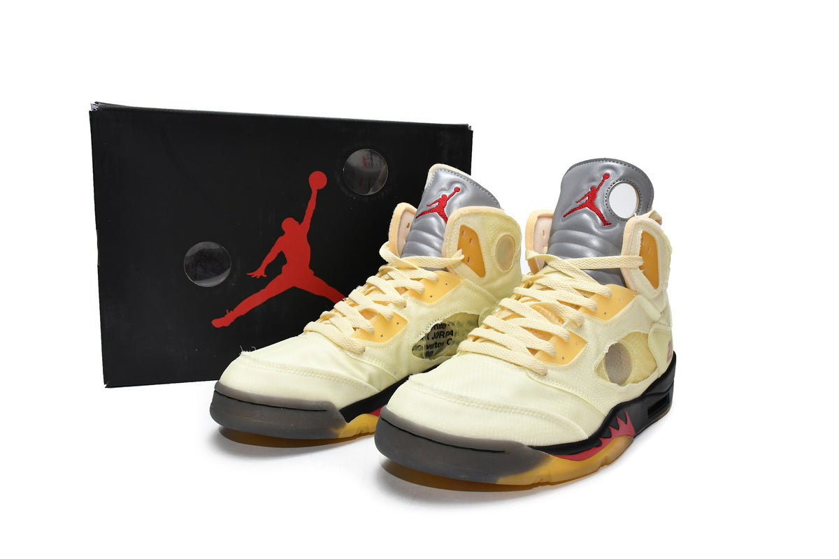 Jordan 5 OFF-WHITE Sail