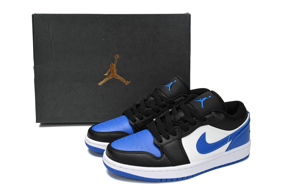 Jordan1 low Alternate Toe Royal Blue