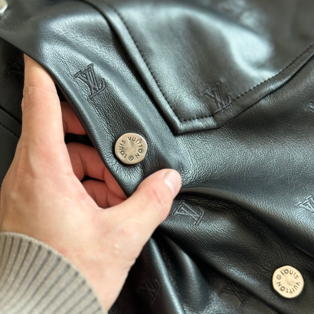 Chaqueta Piel de Borrego Louis Vuitton Black Monogram