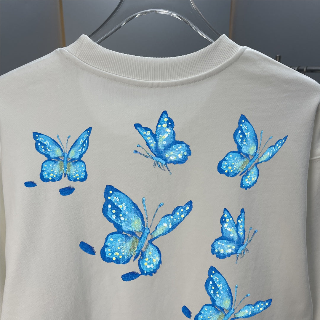 Sudadera Dior Butterflies White