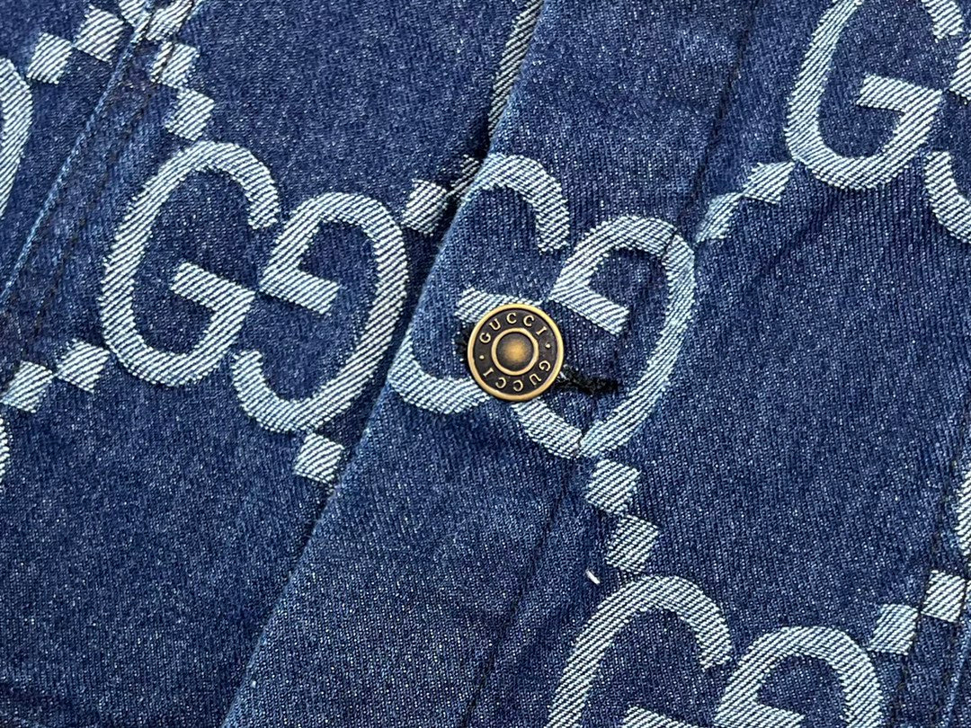 Chaqueta  mezclilla Gucci GG monogram Base