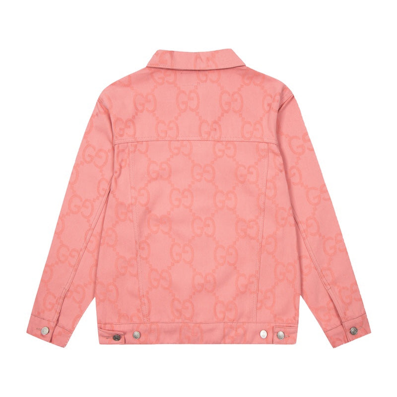 Chaqueta  mezclilla Gucci GG monogram  Pink