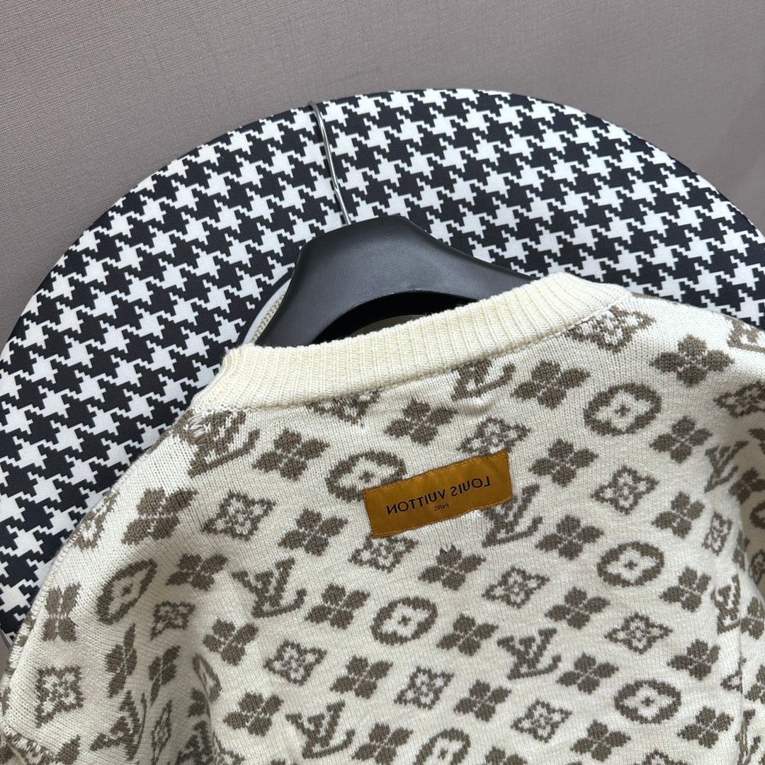 Sudadera Louis Vuitton White Monogram