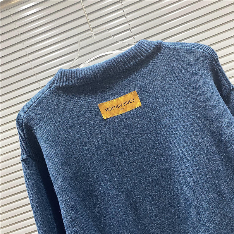 Sueter Louis Vuitton Blue /yellow ends