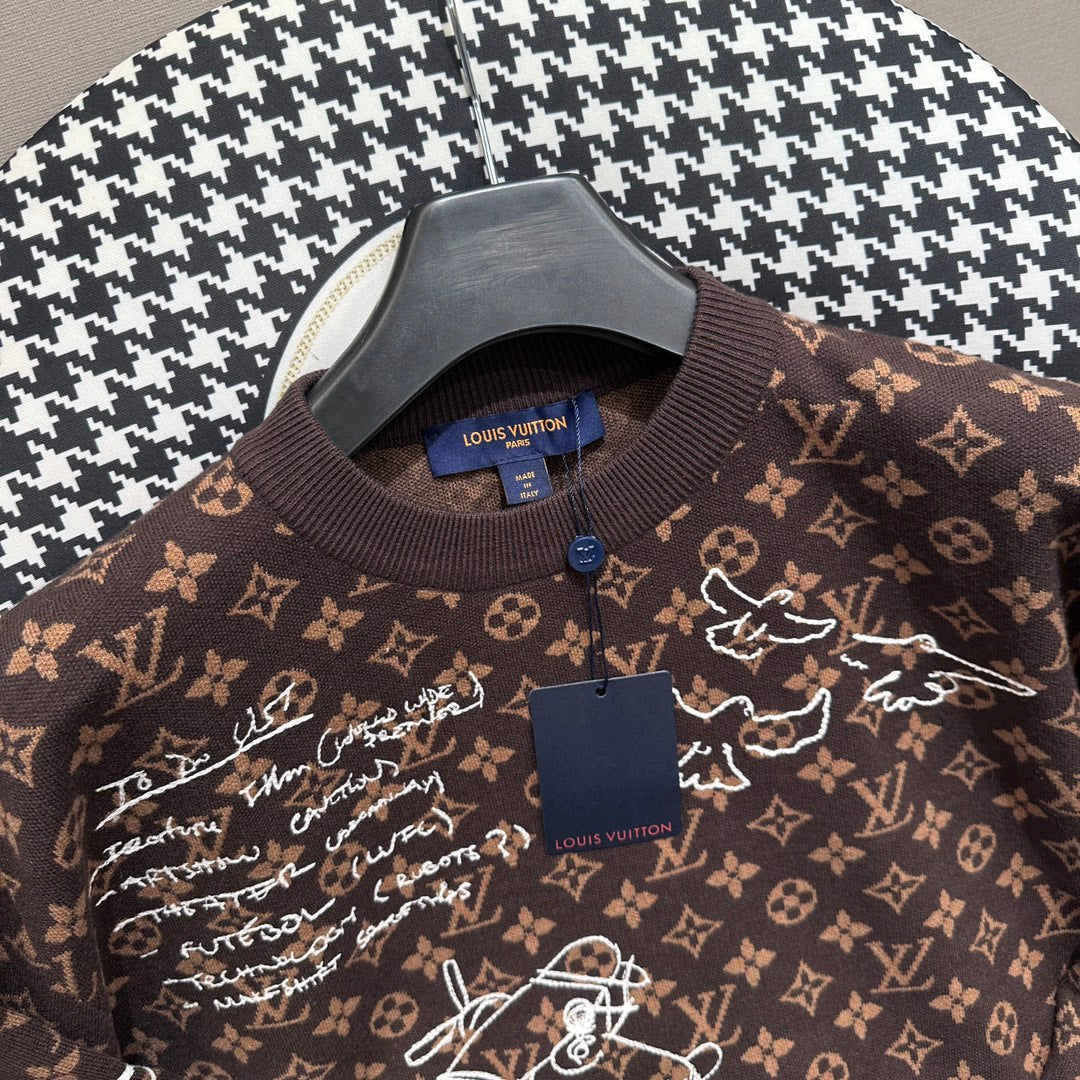 Sudadera Louis Vuitton Creative Life brown Monogram