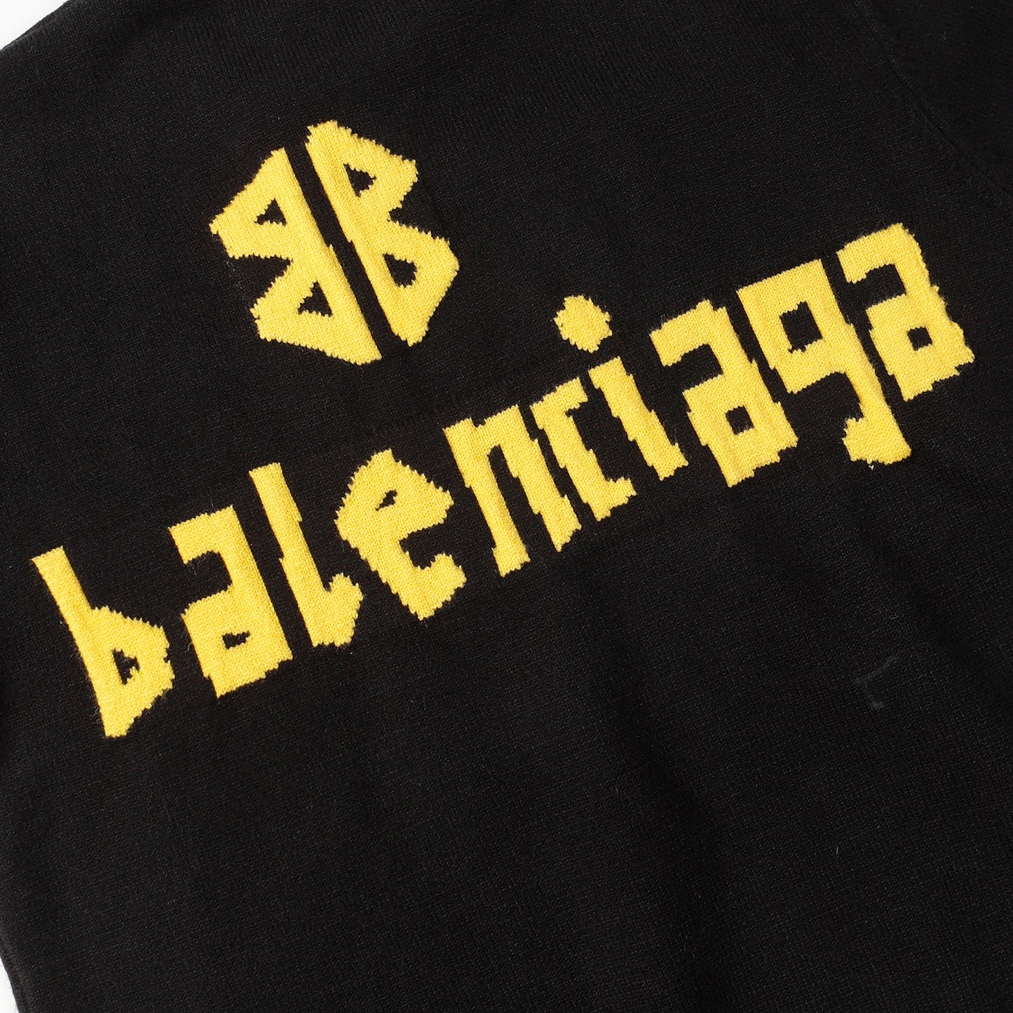 sudadera Balenciaga Logo amarillo