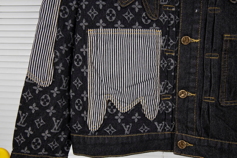 Chaqueta Mezclilla  Louis Vuitton  Monogram Patched Logo