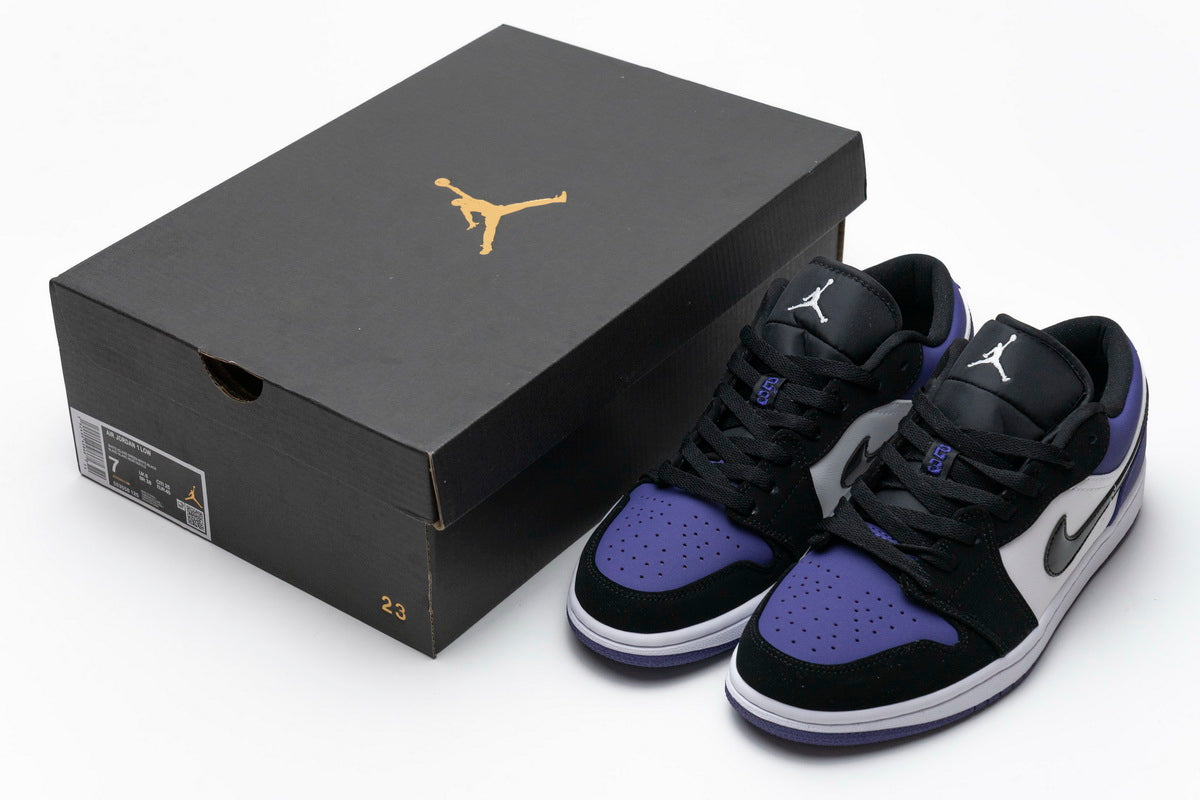 Jordan 1 low Court Purple