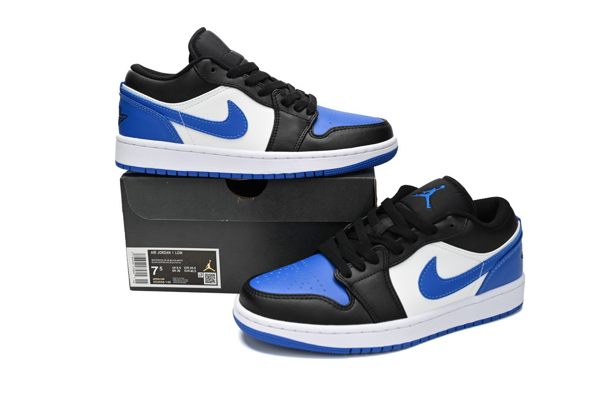 Jordan1 low Alternate Toe Royal Blue